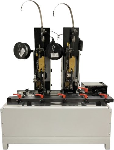 Twin Deluxe G20 stitching units with wire spools